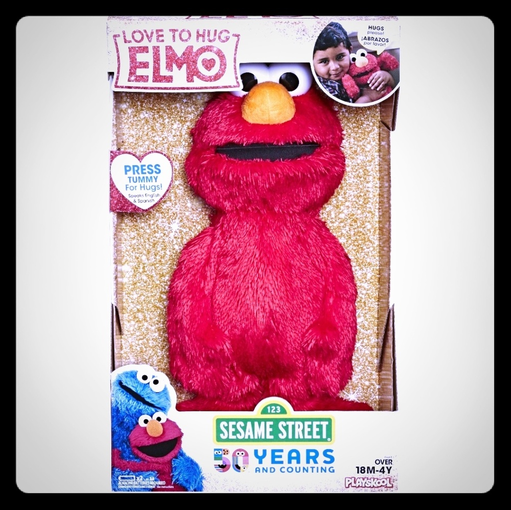 Elmo is here for the holidays.